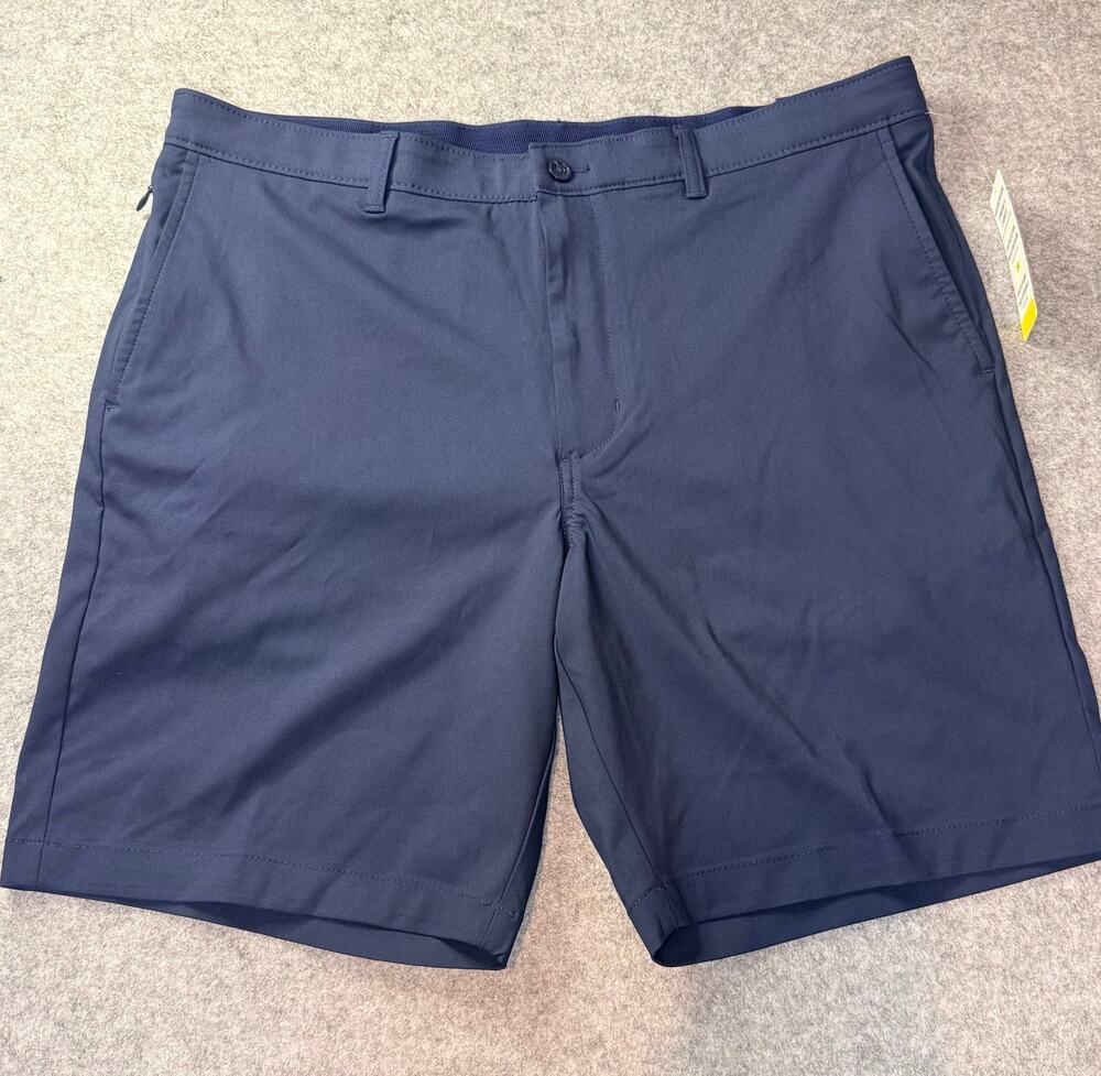 Jack Nicklaus Golf Shorts Mens 36 Navy Stretch Performance 9" NWT